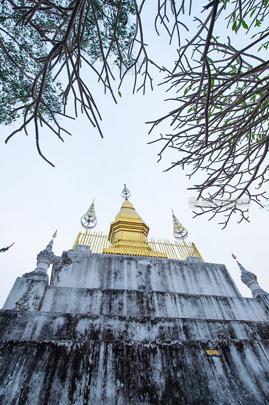 Wat Mai寺庙Suwannaphumaham在琅勃拉邦，老挝